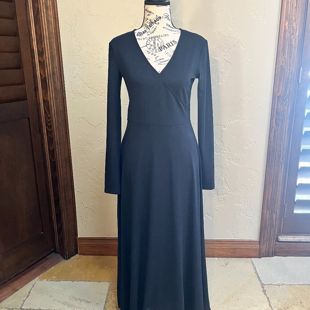 Saint + Sofia Maggie Wrap Midi Dress NWT